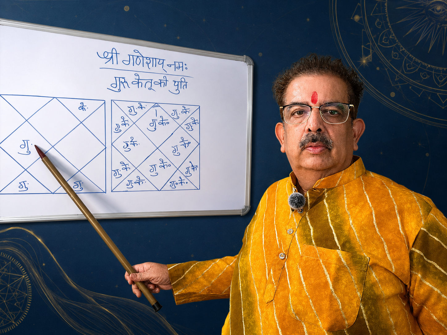 Acharya Ashok Sharma teaching Vedic Jyotish